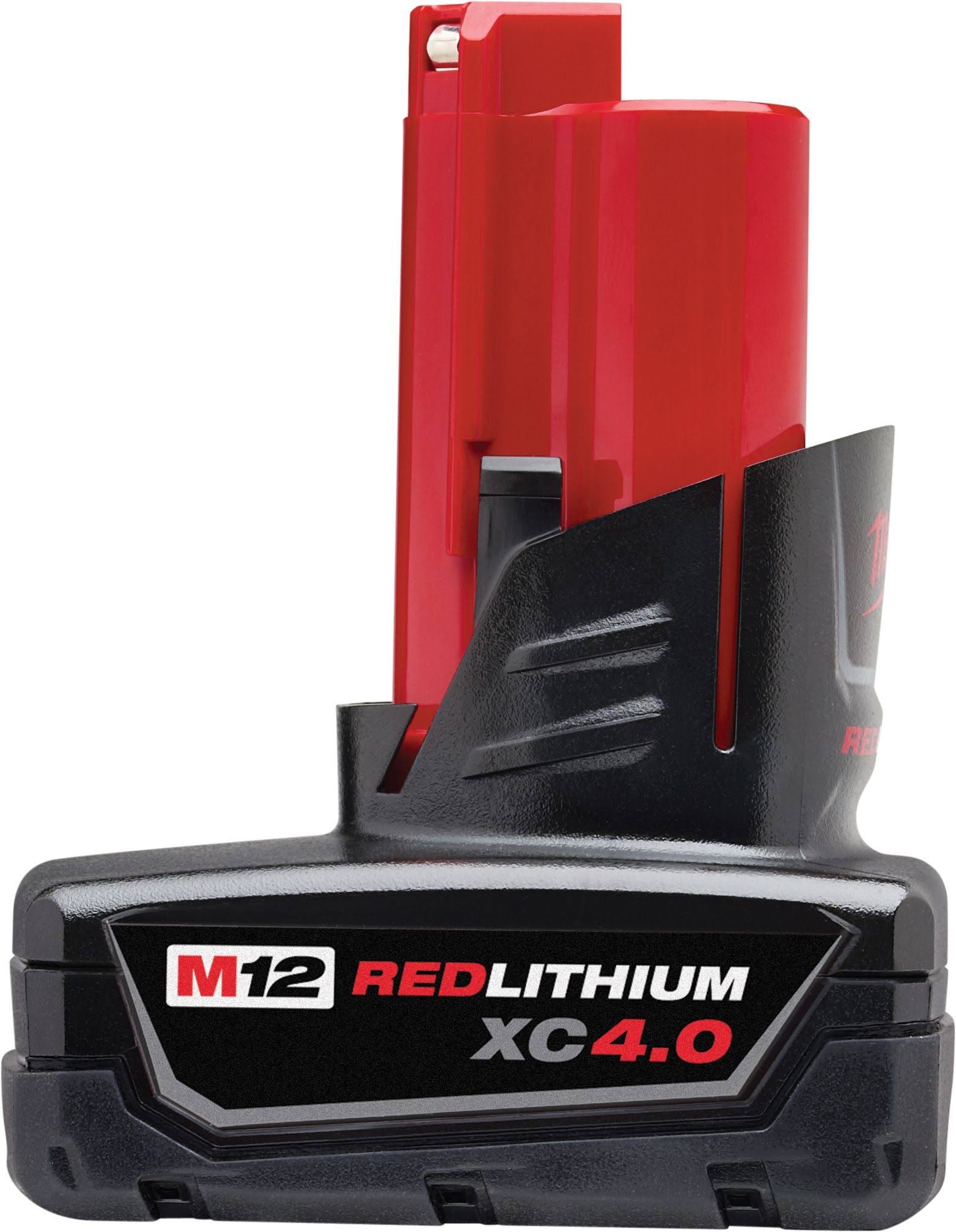 Milwaukee M12 Red Lithium Ion XC 4.0 Extended Capacity Battery Pack - 12V