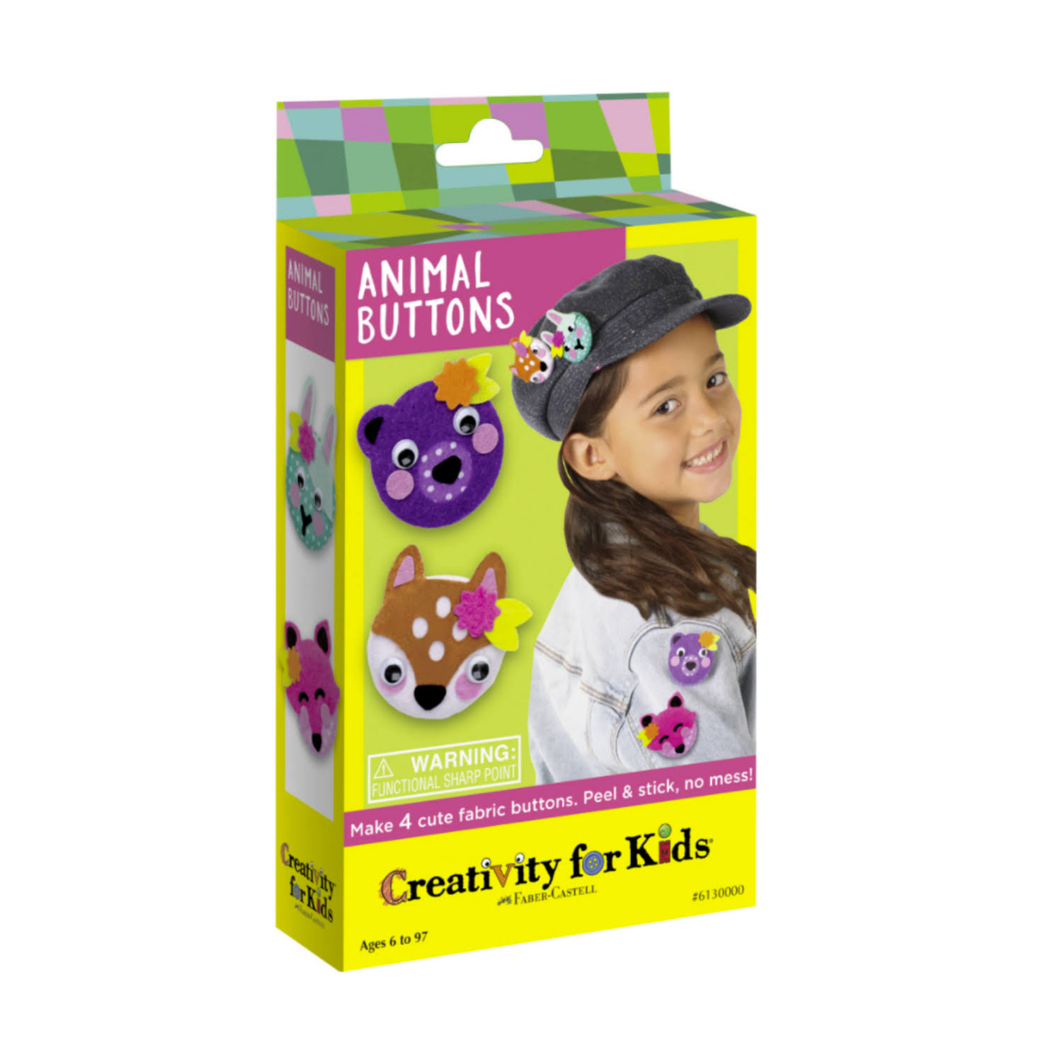 Creativity for Kids- Animal Buttons kit