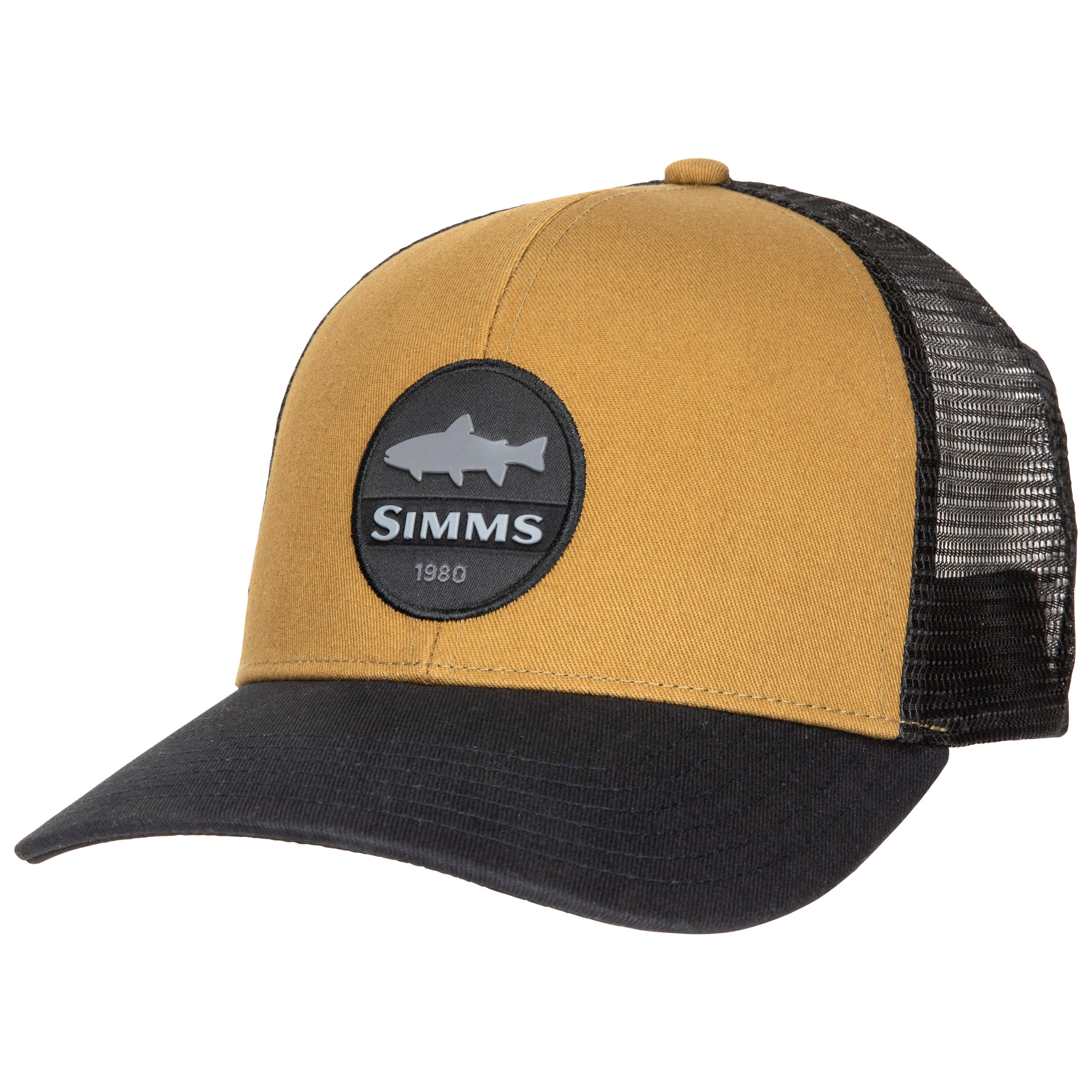 Simms Trout Patch Trucker Hat - Dark Bronze