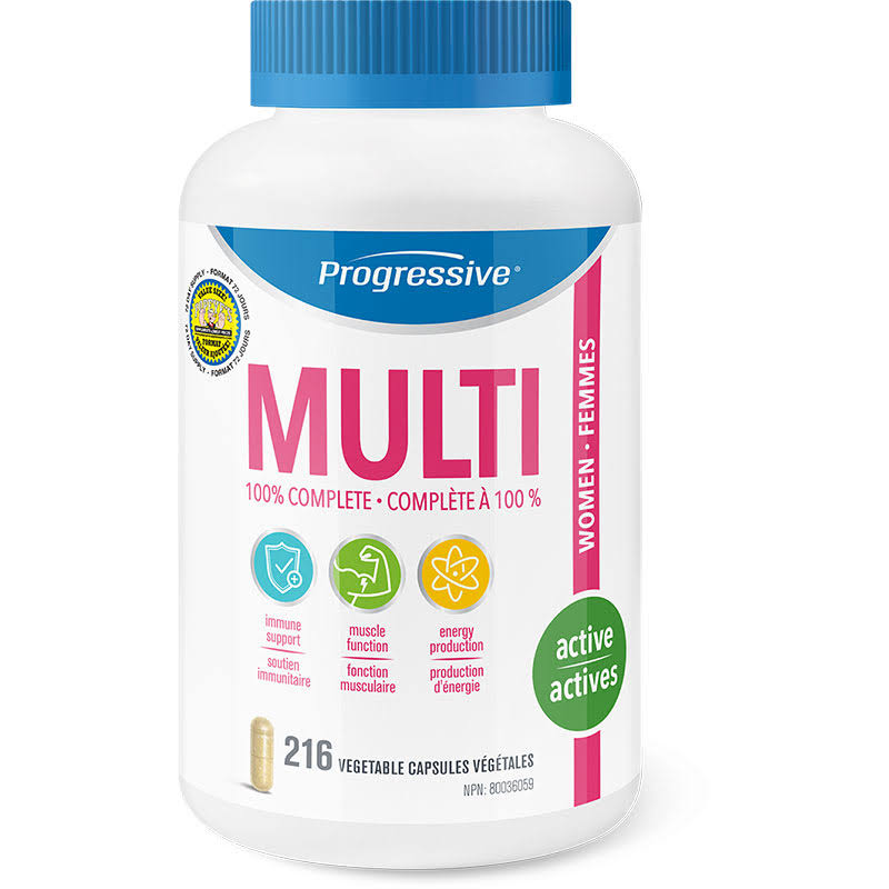 Progressive Active Women Multivitamins - 216 Capsules