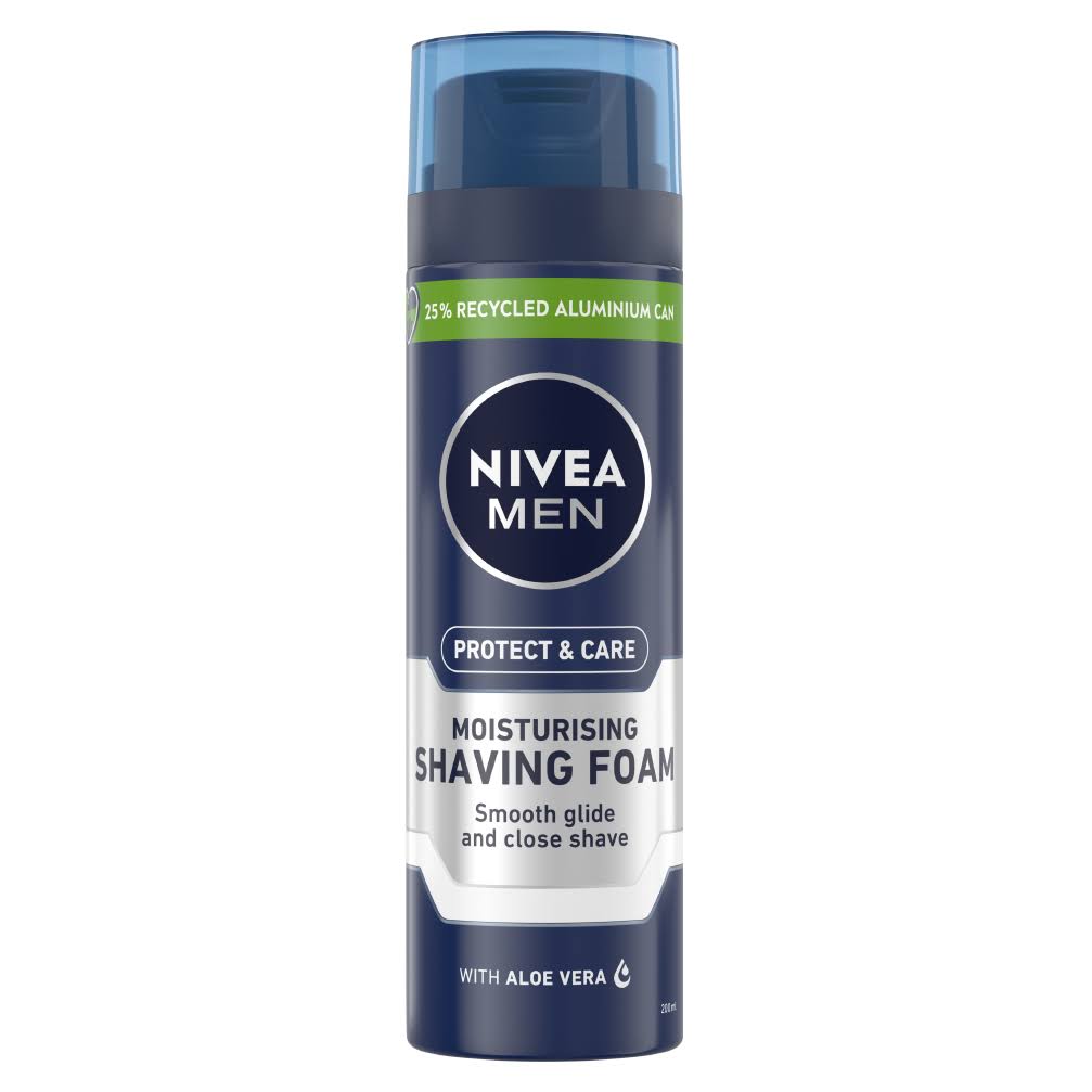 Nivea Men Protect and Care Moisturising Shaving Foam - 200ml