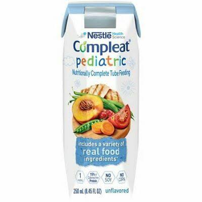 Compleat Pediatric 1 Cal Formula Drink - Unflavored, 250ml, 44pk