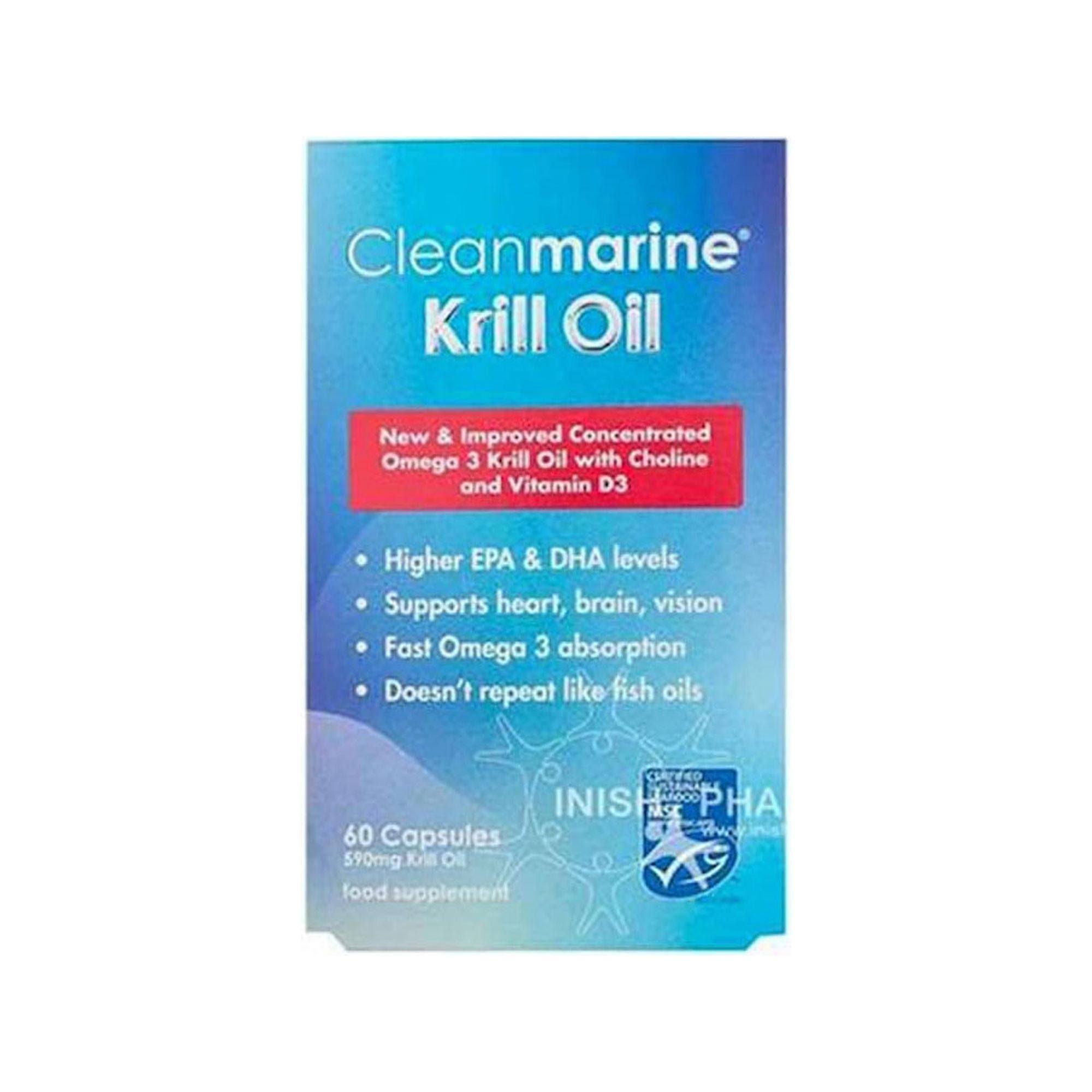 Cleanmarine Krill Oil - 60 Capsules