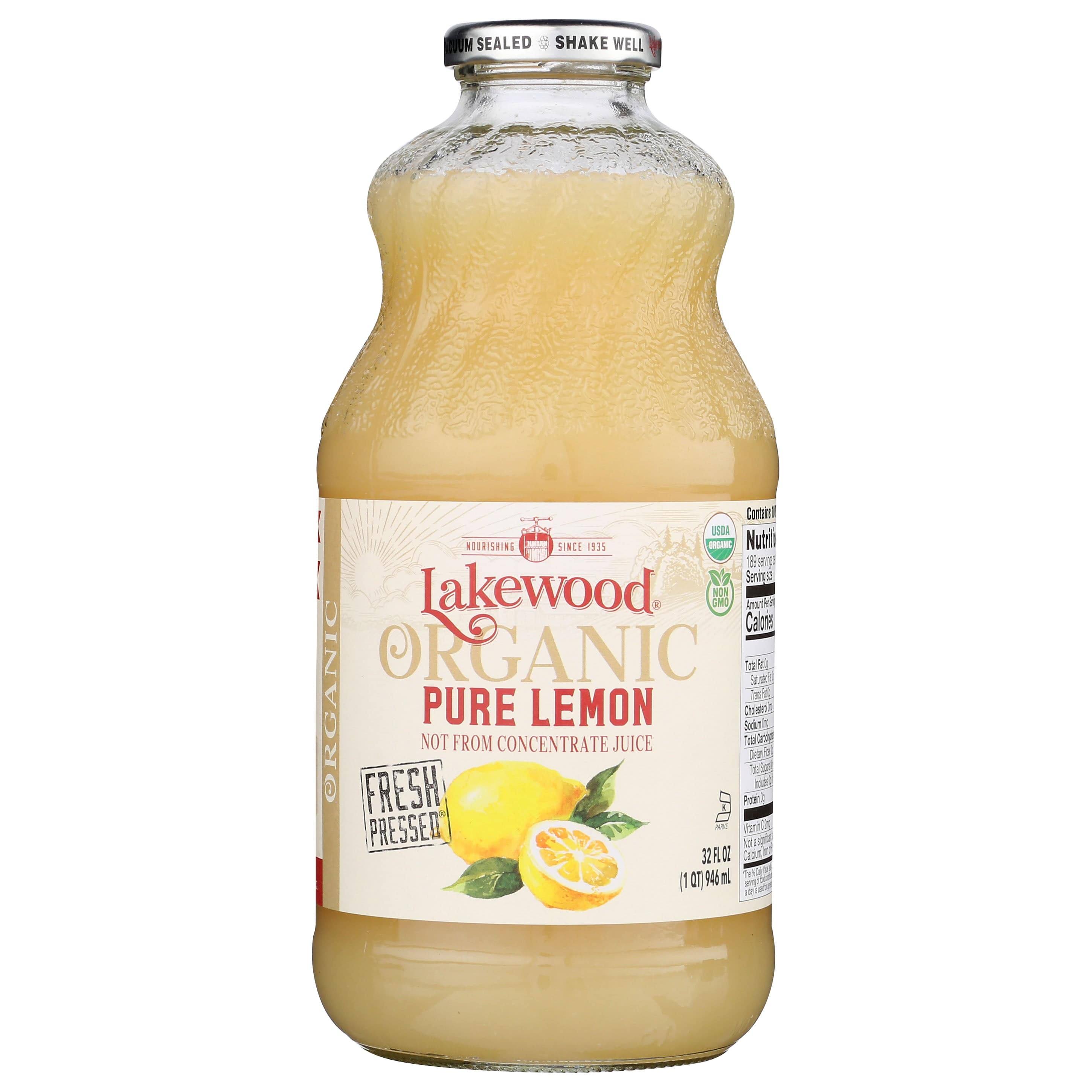 Lakewood Organic Pure Lemon Juice - 12.5oz