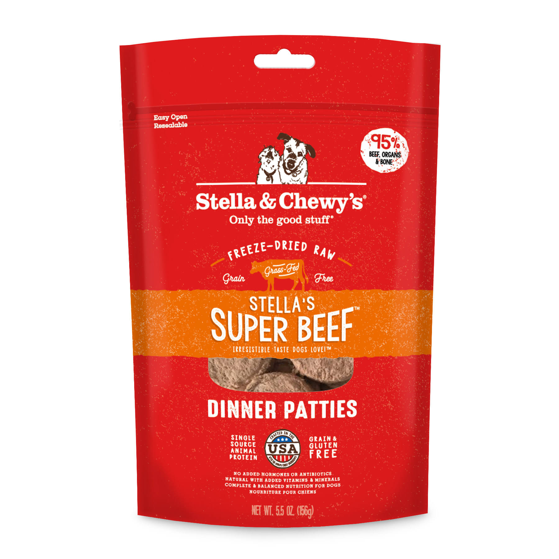 Stella & Chewy's Freeze Dried Dog Food - Stella's Super Beef Dinner