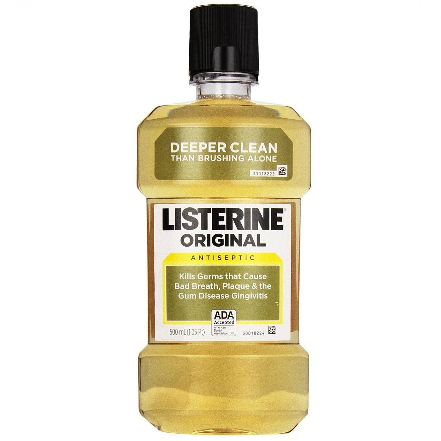Listerine Original Antiseptic Mouthwash - 500ml