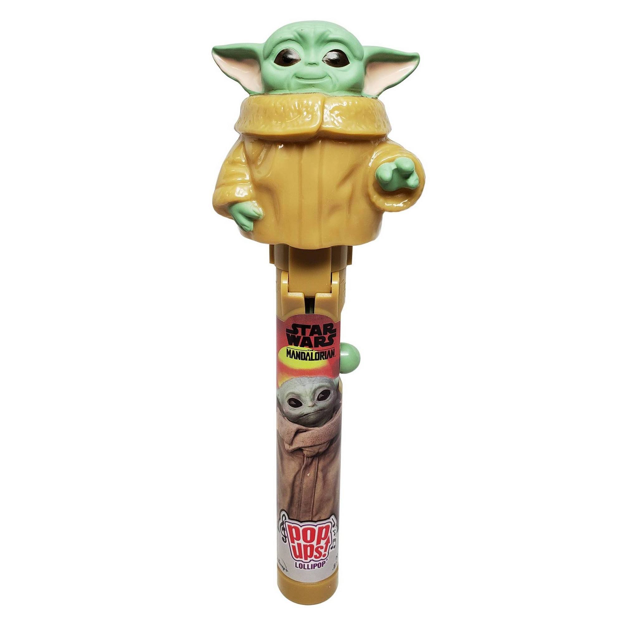 Star Wars Pop Ups Talking Baby Yoda Lollipop Holder with Lollipop