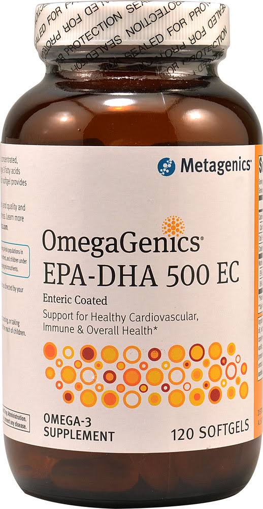 Metagenics OmegaGenics Epa-dha 500 Omega 3 Supplement - 120ct