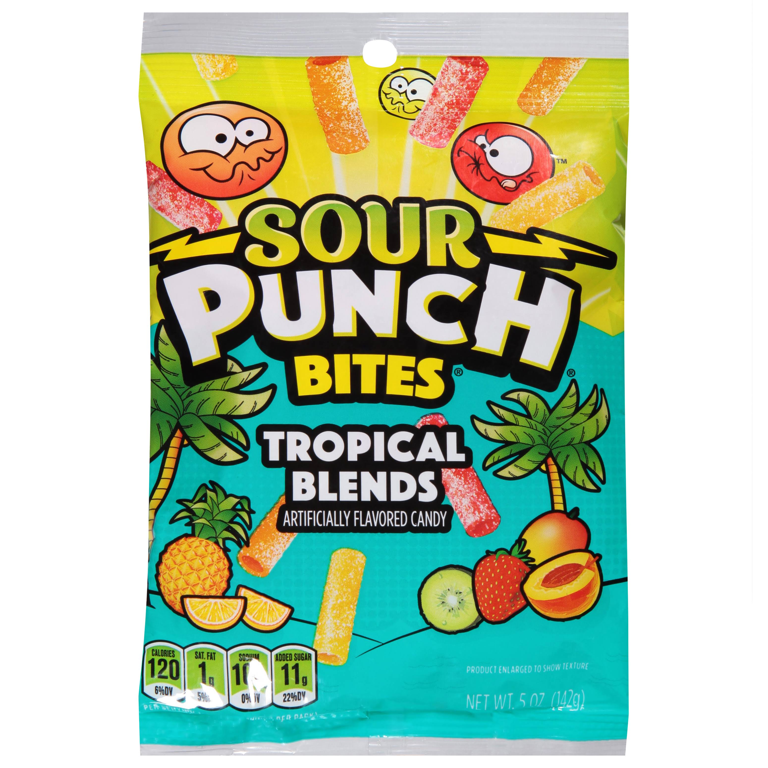 Sour Punch Tropical Bites Candy - 5 oz