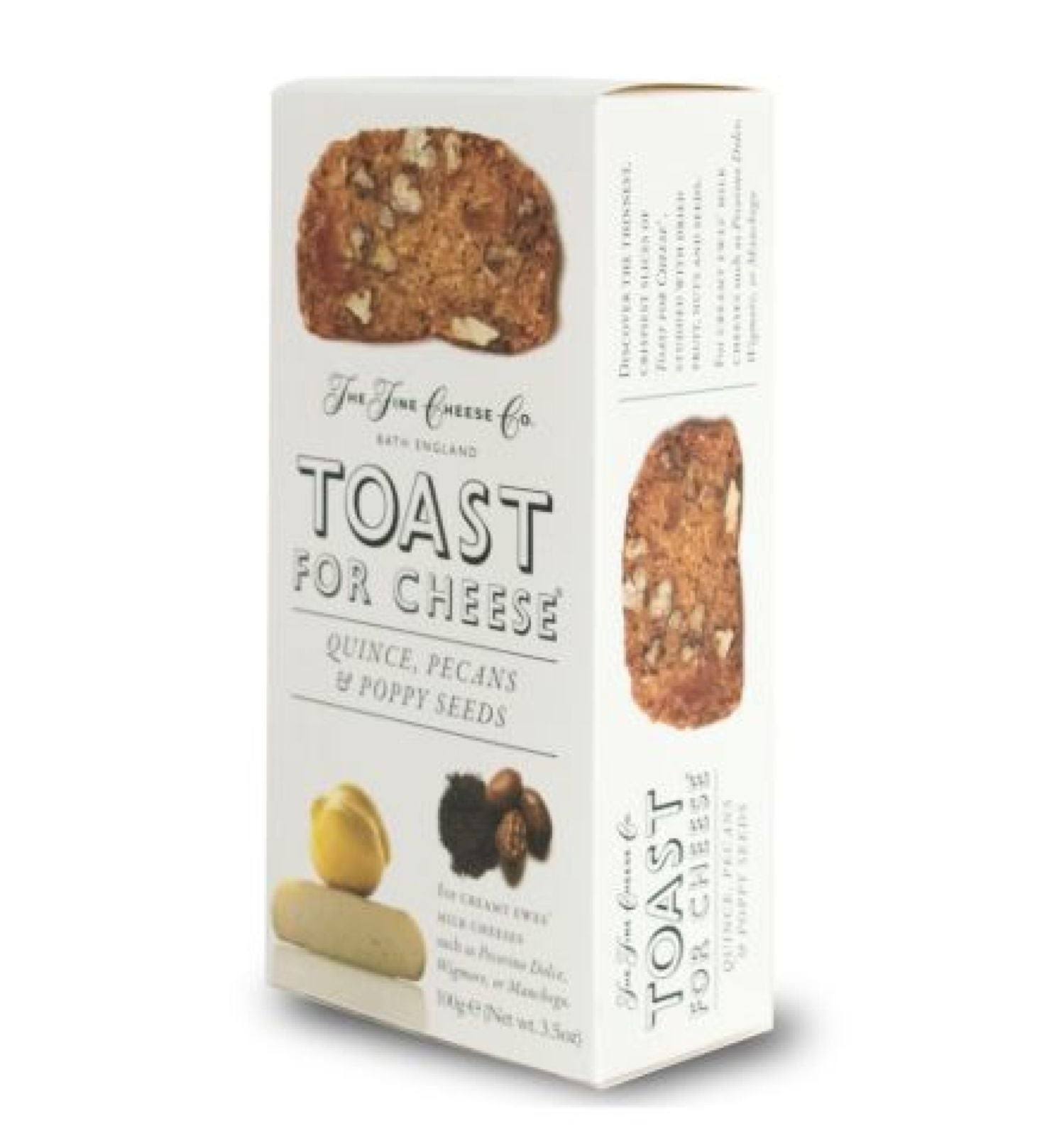 Toast for Cheese by The Fine Cheese Co - Quince and Pecans (3.2 Ounce)