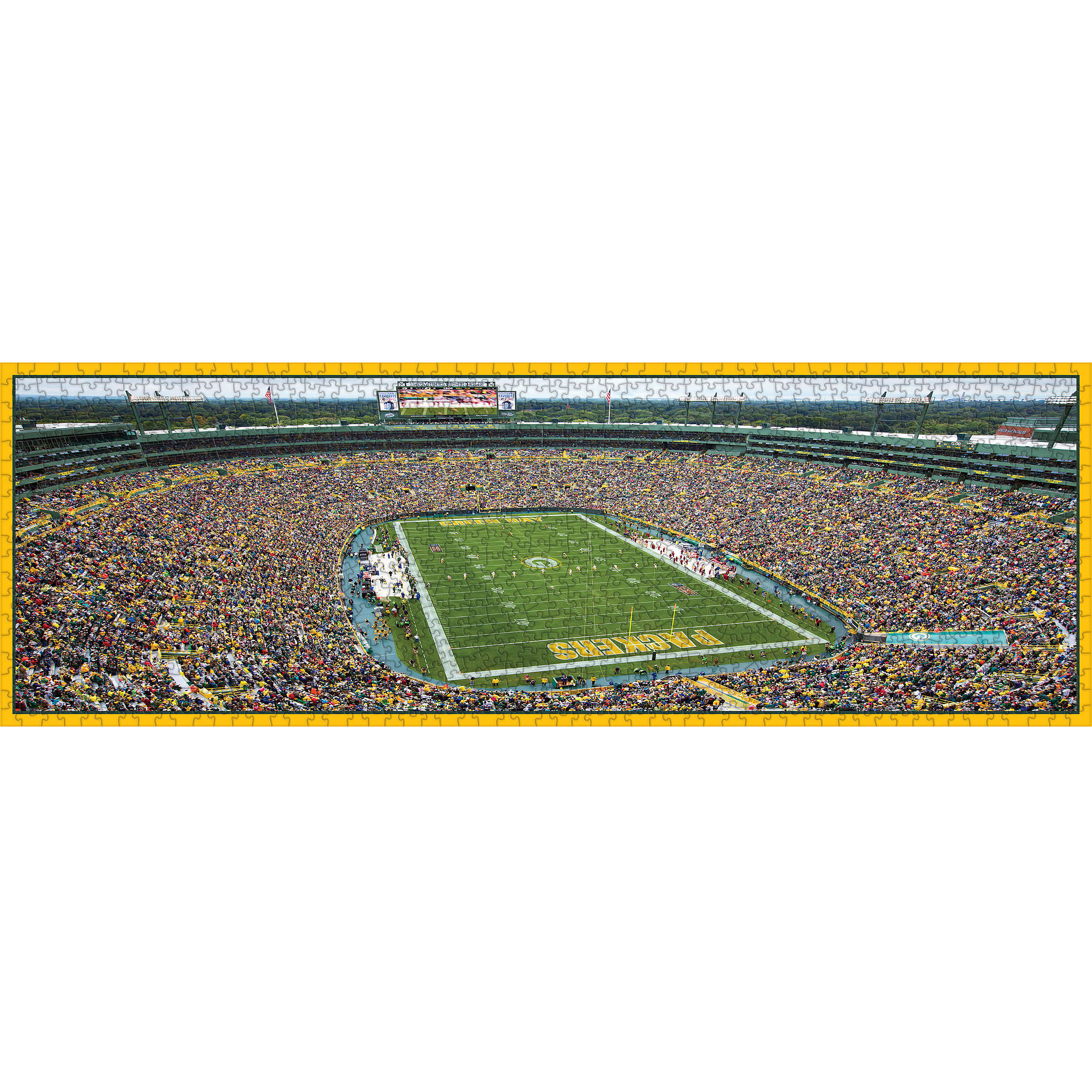 Green Bay Packers Panoramic Stadium Jigsaw Puzzle - 1000 Piece