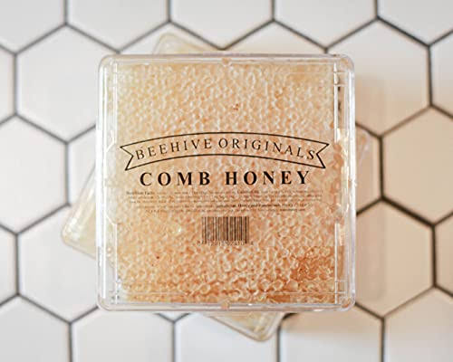 100% Pure, Raw, Unfiltered, USA Honey and Honeycomb 10oz | Beehive Ori