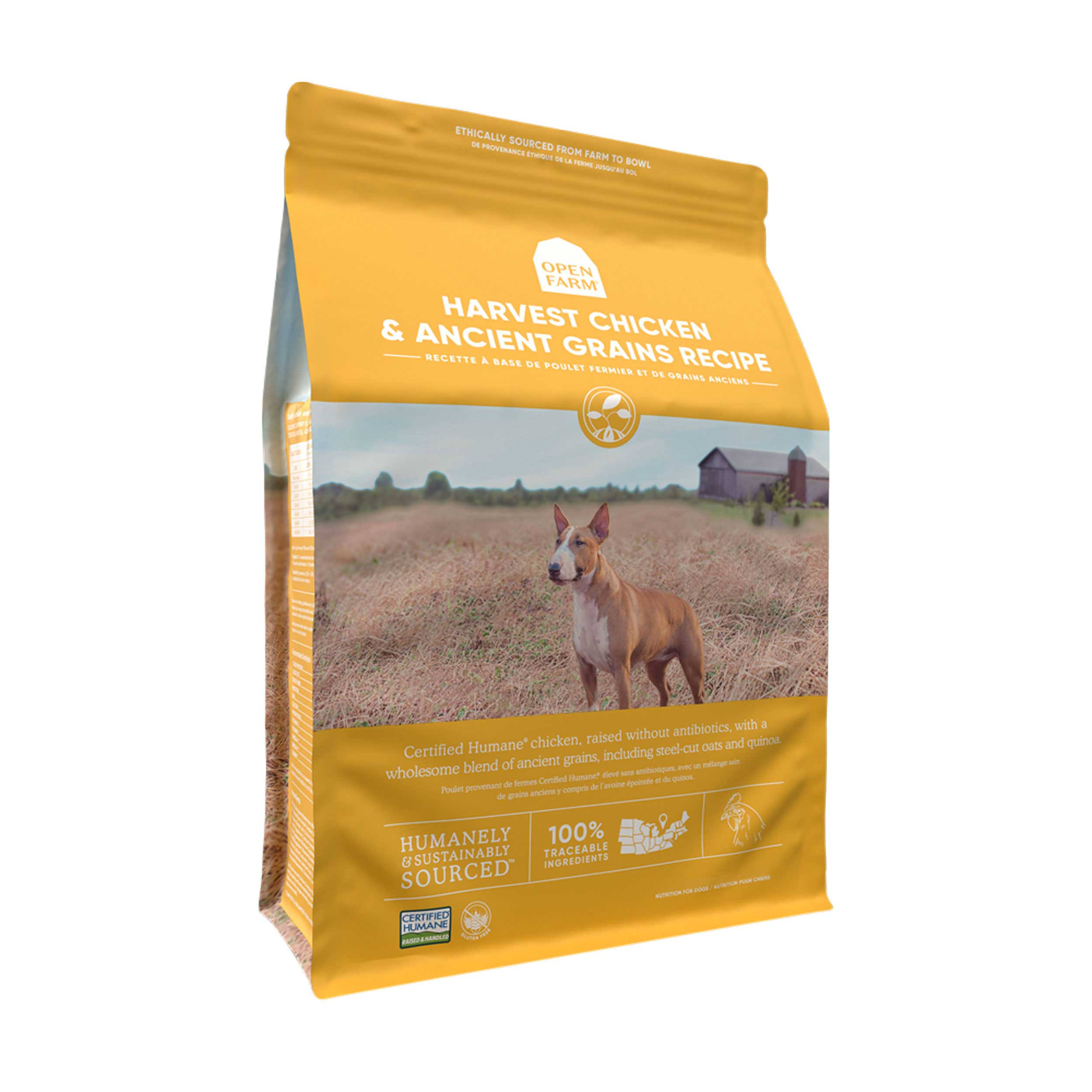 Open Farm Harvest Chicken & Ancient Grains Dry Dog Food - 4-lbs