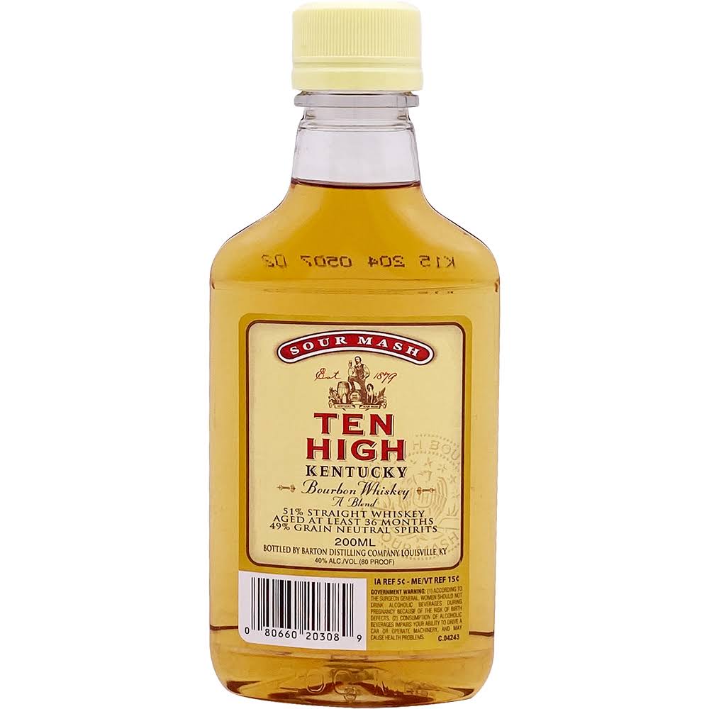 Ten High Kentucky Bourbon Whiskey - 200ml