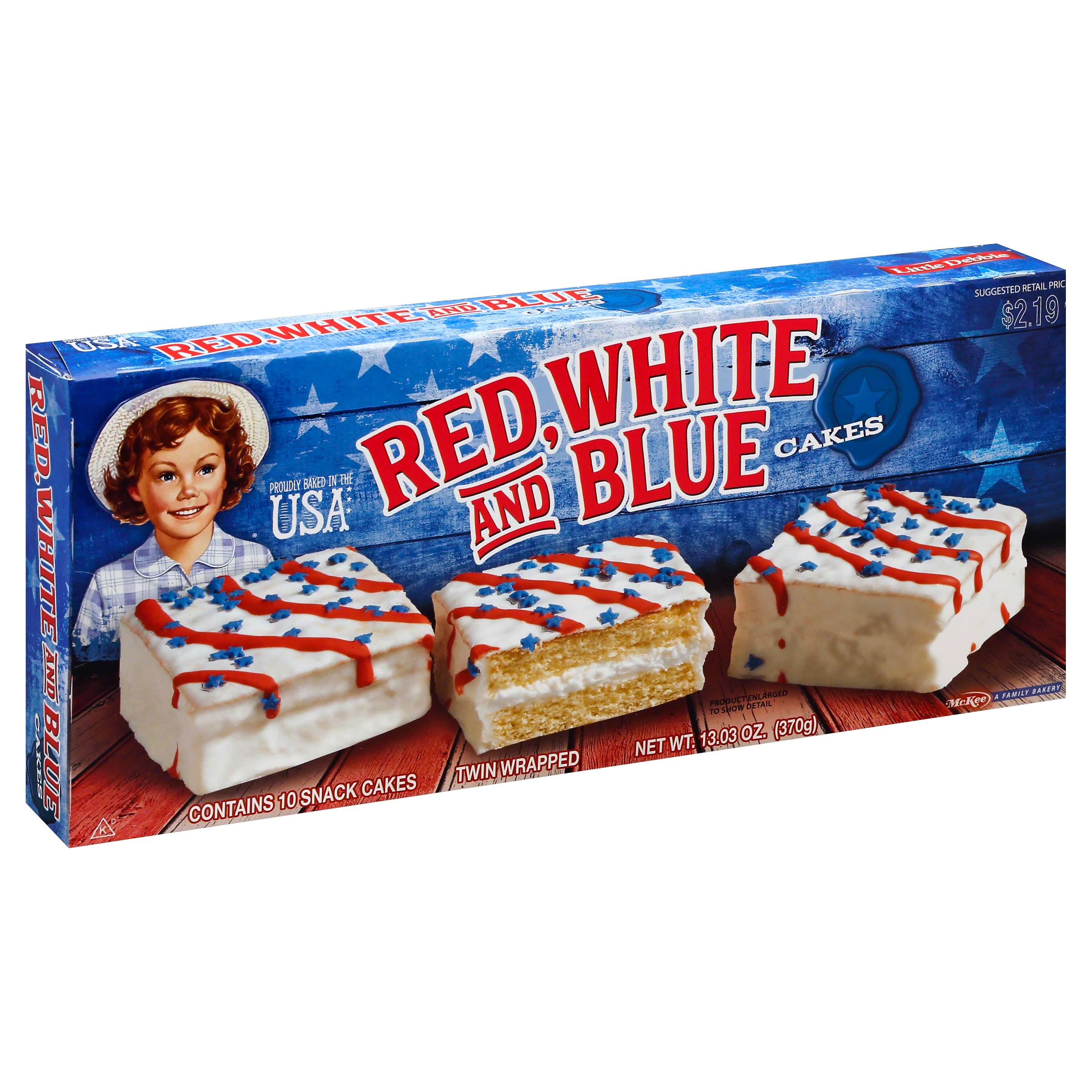 Little Debbie Cakes, Red White and Blue, Twin Wrapped - 13.03 oz
