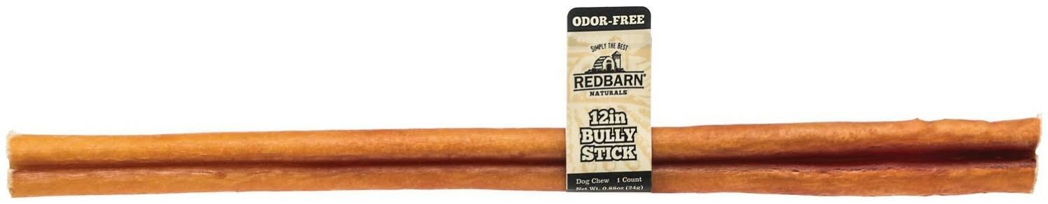 Redbarn Odorfree Bully Stick Dog Chew 12 in.