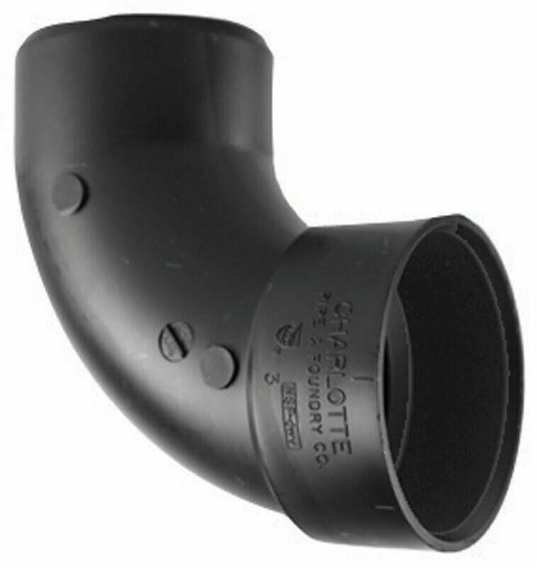 Charlotte Pipe & Foundry ABS003020600HA Street Elbow - 1.5", 90 Degree