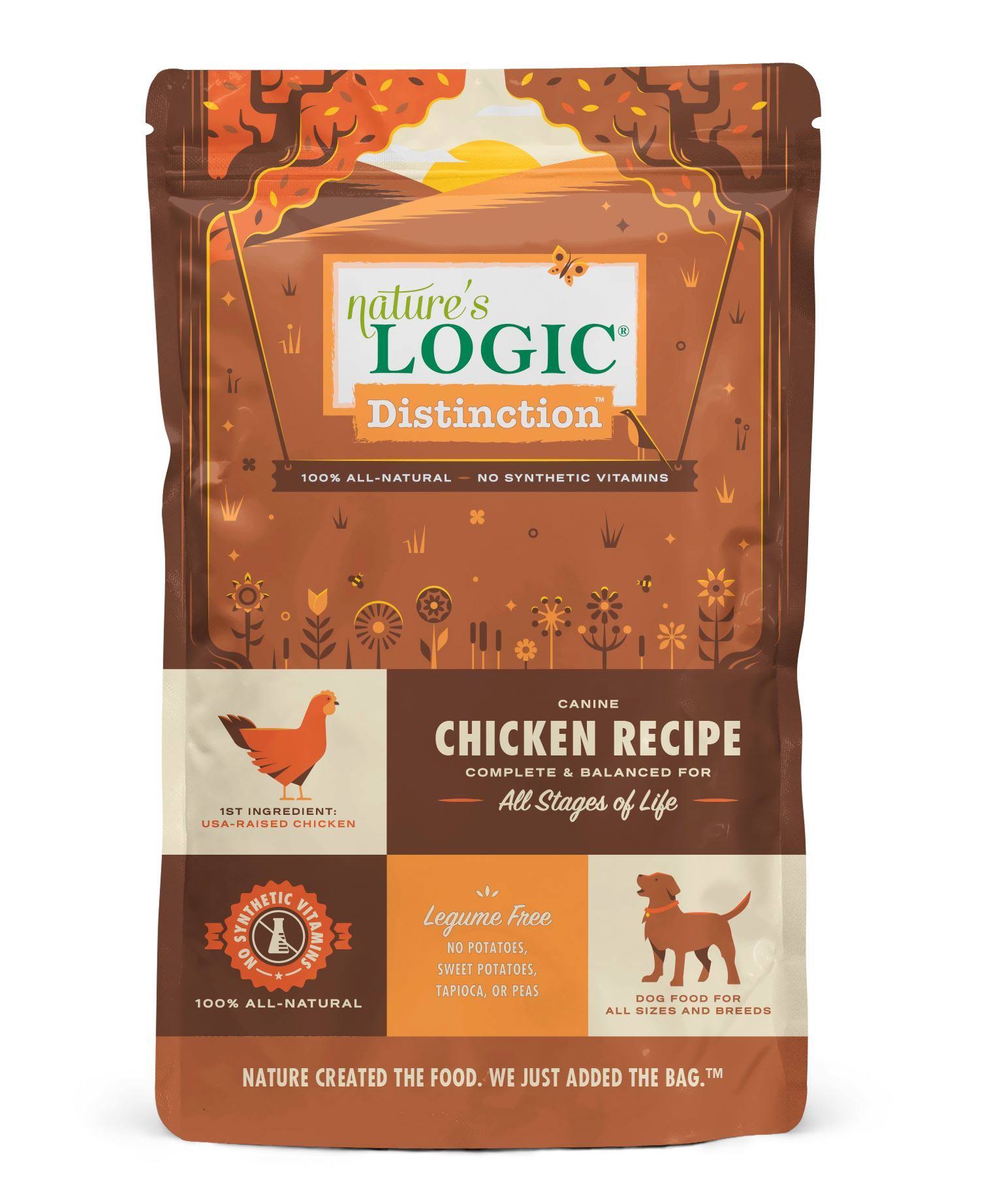 Nature's Logic Distinction Chicken Recipe Dry Dog Food - 4.4 lb