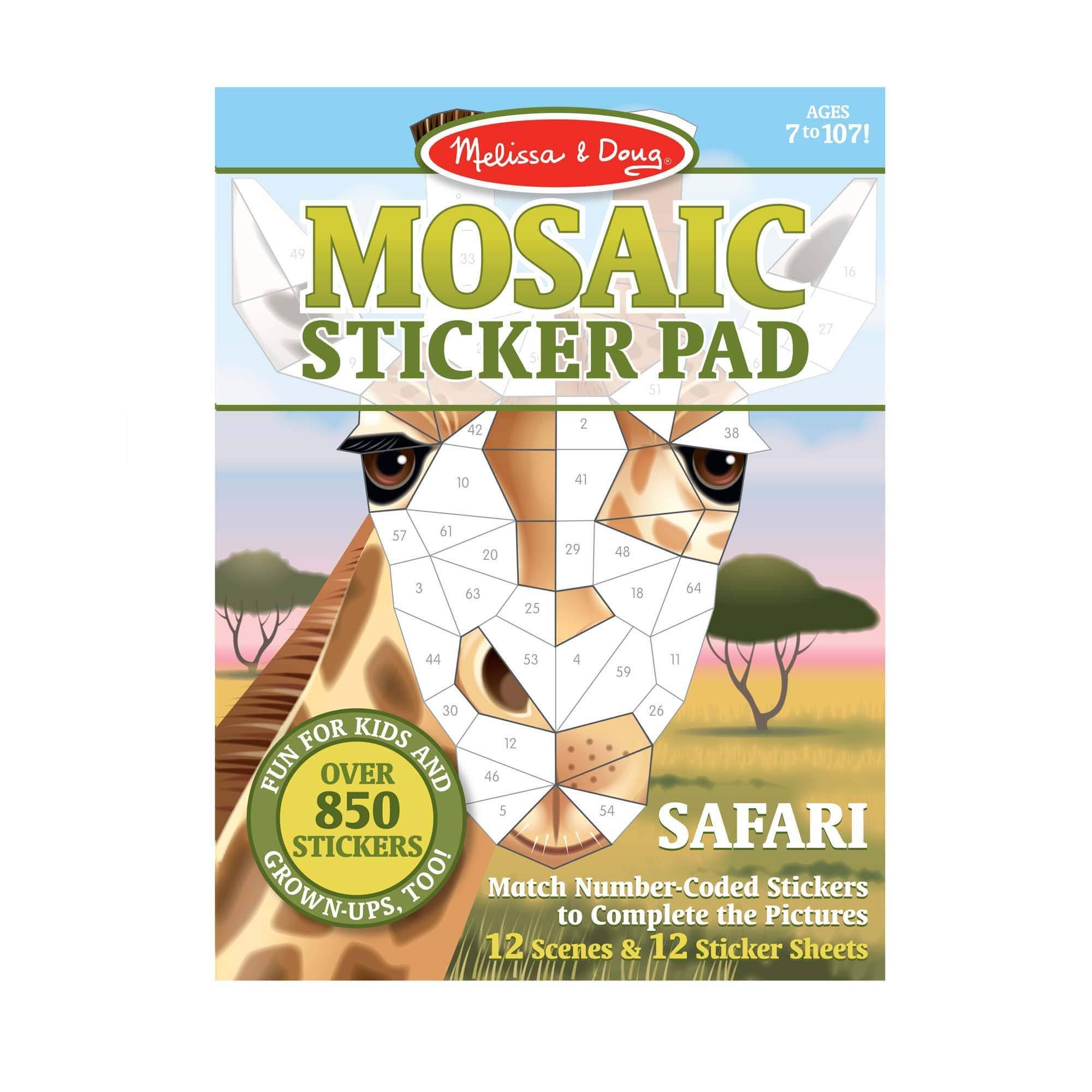 Melissa & Doug - Mosaic Sticker Pad (Safari)