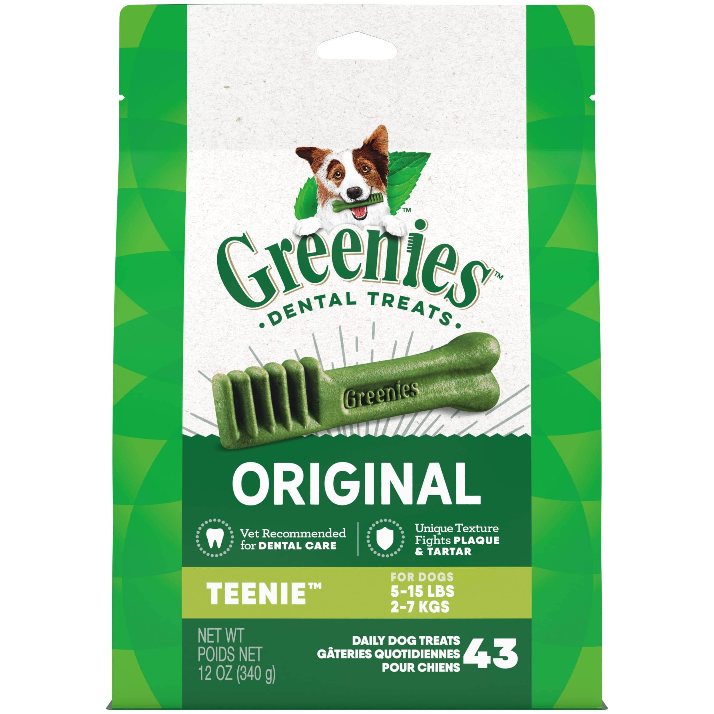 Greenies Original Dental Dog Treats - 43 pack