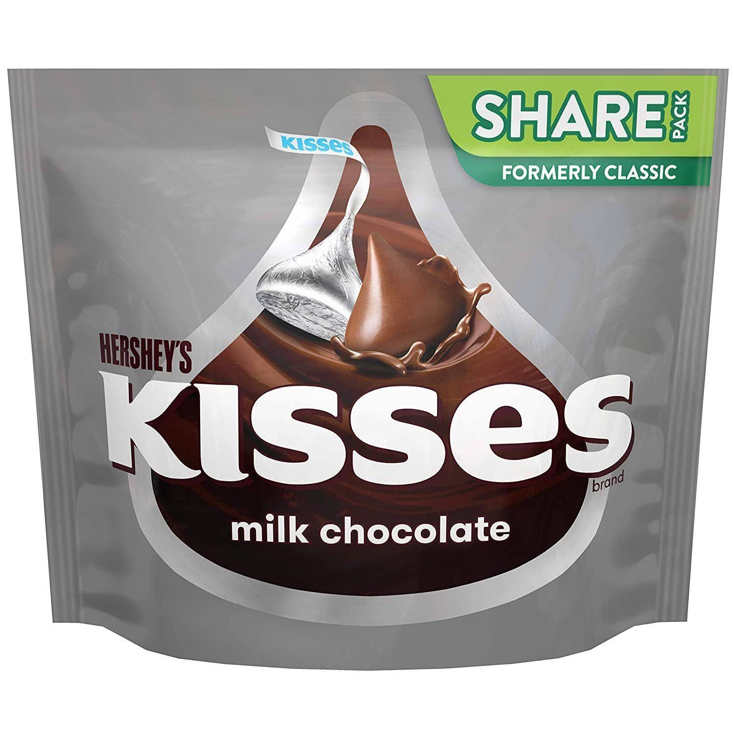 Kisses Milk Chocolate, Share Pack - 10.8 oz