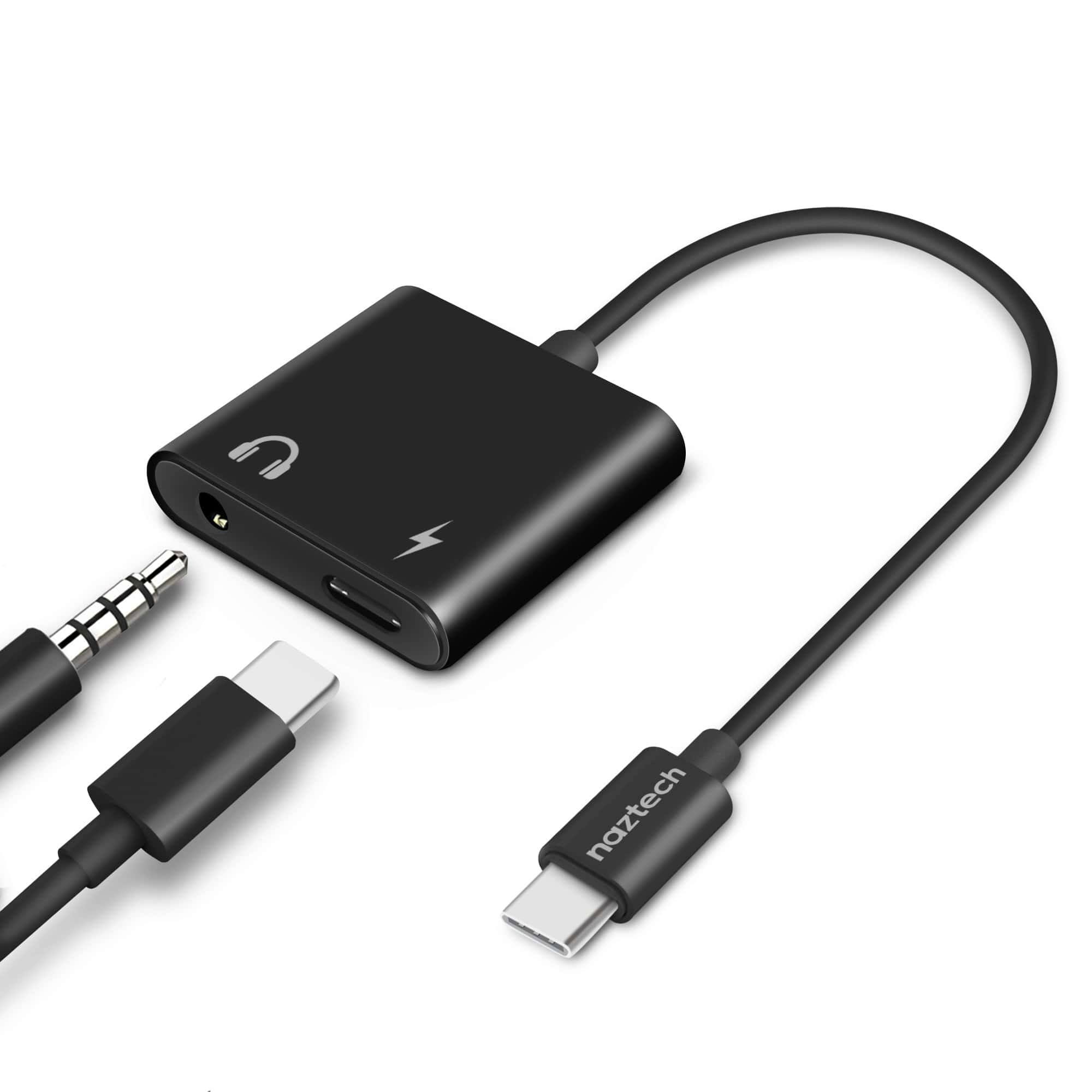 Naztech USB-C & 3.5mm Audio Adapter One-Size