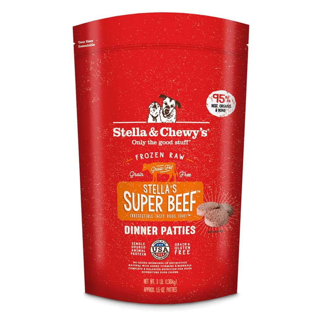 Stella & Chewy's Frozen Dog Food - 8 Pack, Super Beef, 8.5oz