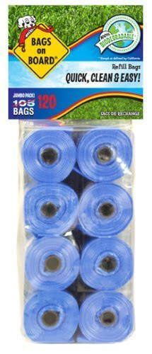 Bags On Board Waste Pick-Up Refill Bags - 120 Bags