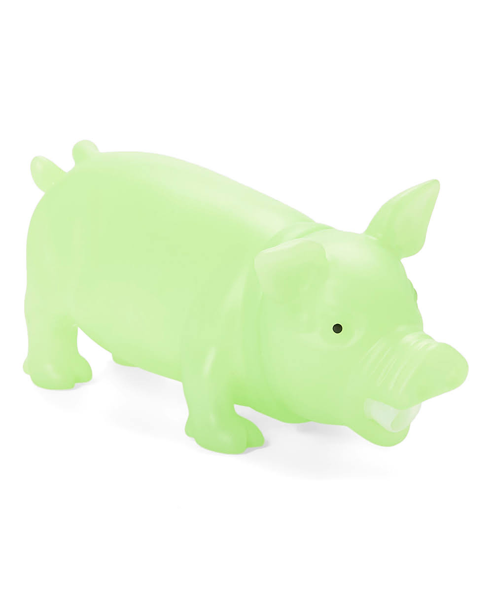 Barry Owen Blue - Blue Glow Squeezie Pig Toy