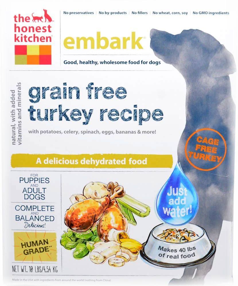 The Honest Kitchen Dehydrated Grain Free Dog Food - Turkey, 10lb