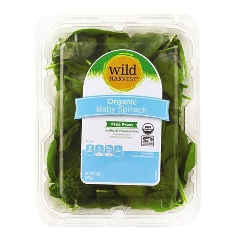 Wild Harvest Organic Baby Spinach - 16 Ounces - GreenAcres - OKC - Delivered by Mercato