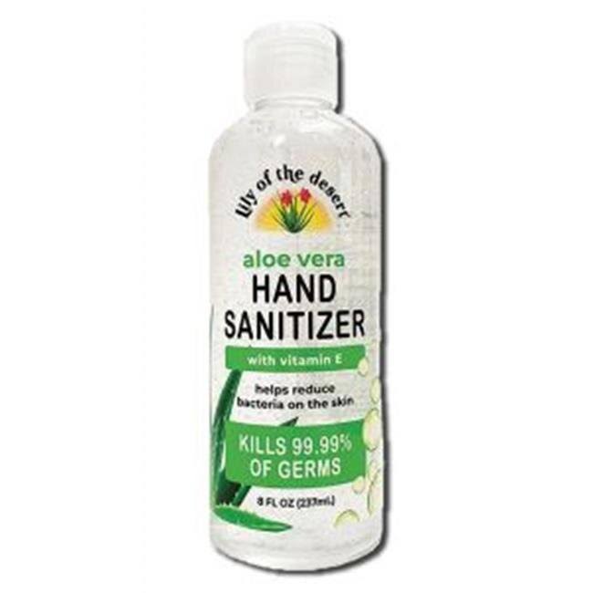Lily of The Desert 703013 8 oz Aloe Vera Hand Sanitizer