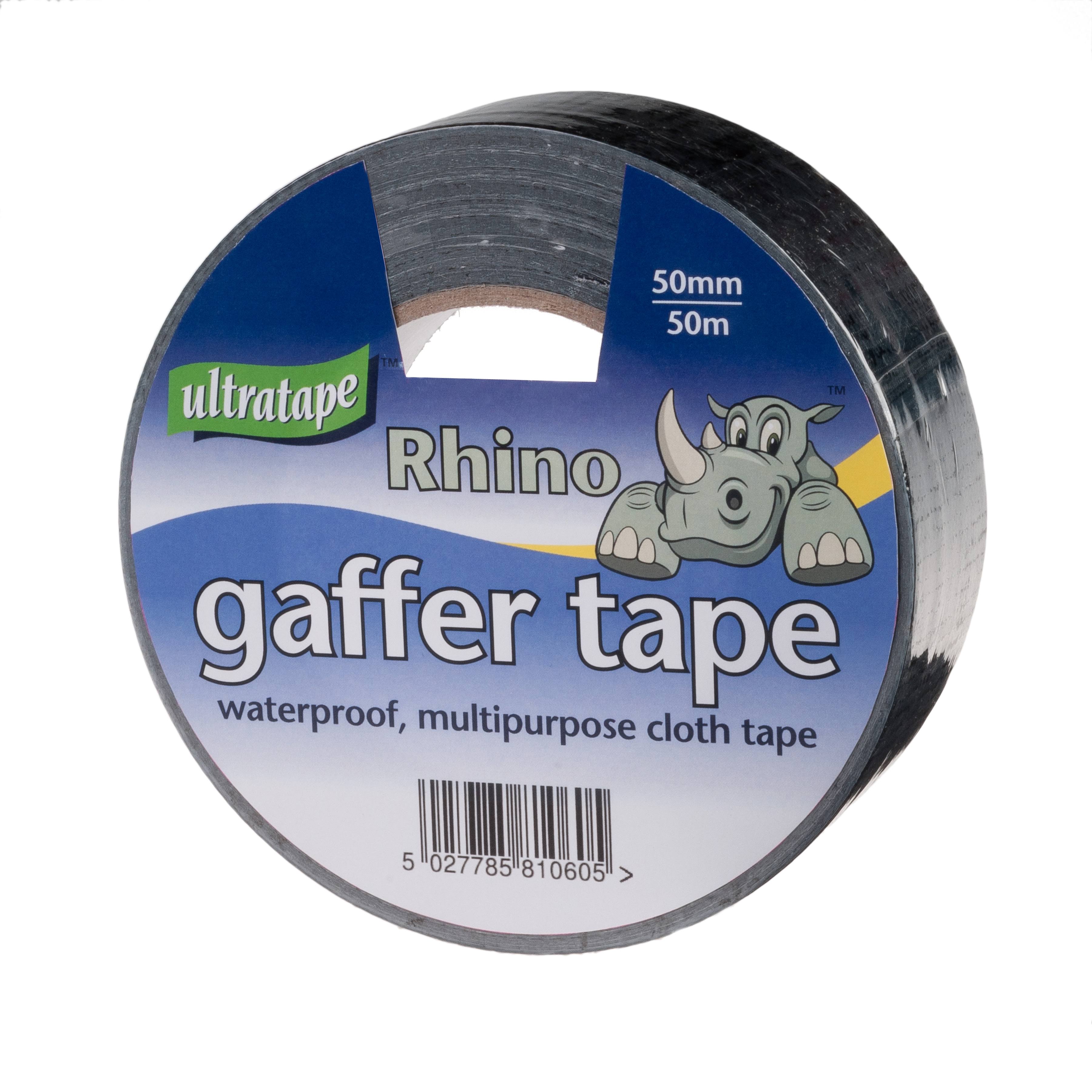 Rhino Geffer Tape Silver 50mm x 10m Ultratape Waterproof Multipurpose 