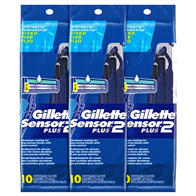 Gillette Custom Plus Disposable Razors - x10