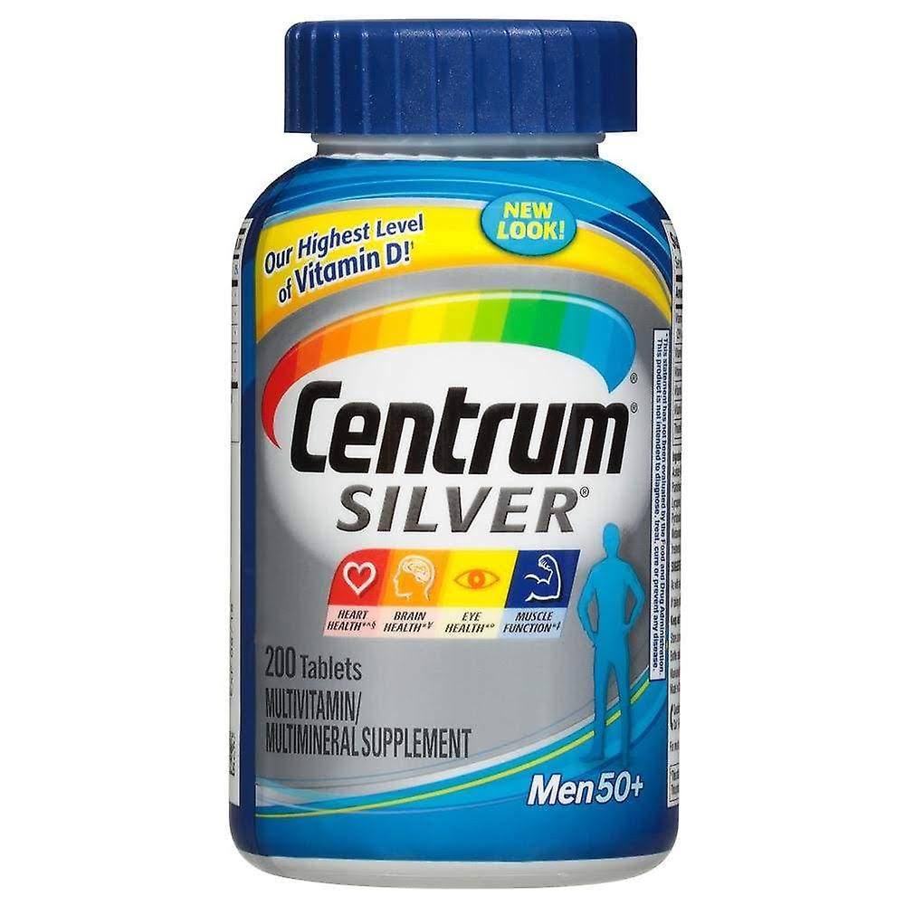 Centrum Silver Men 50 Plus Multivitamin Supplement - 200 CountCentrum Silver Men 50 Plus Multivitamin Supplement - 200 Count