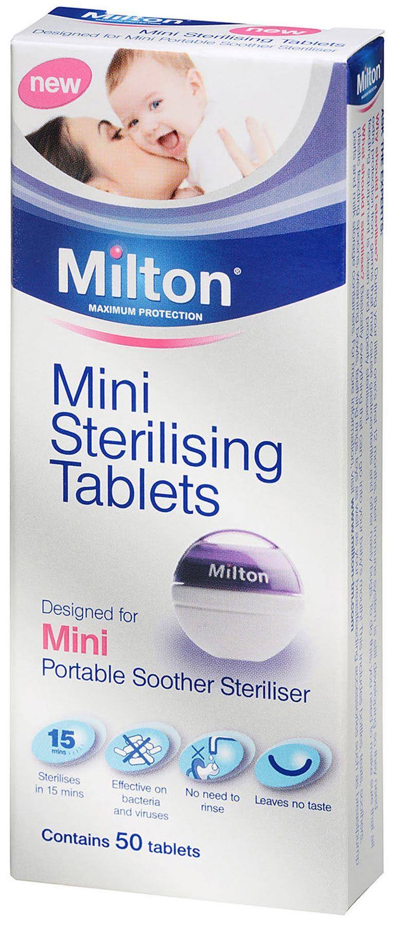 Milton Maximum Protection Mini Sterilising Tablets - x50