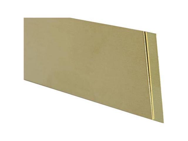 K&S Brass Strip - 0.016 inch x 2 inch