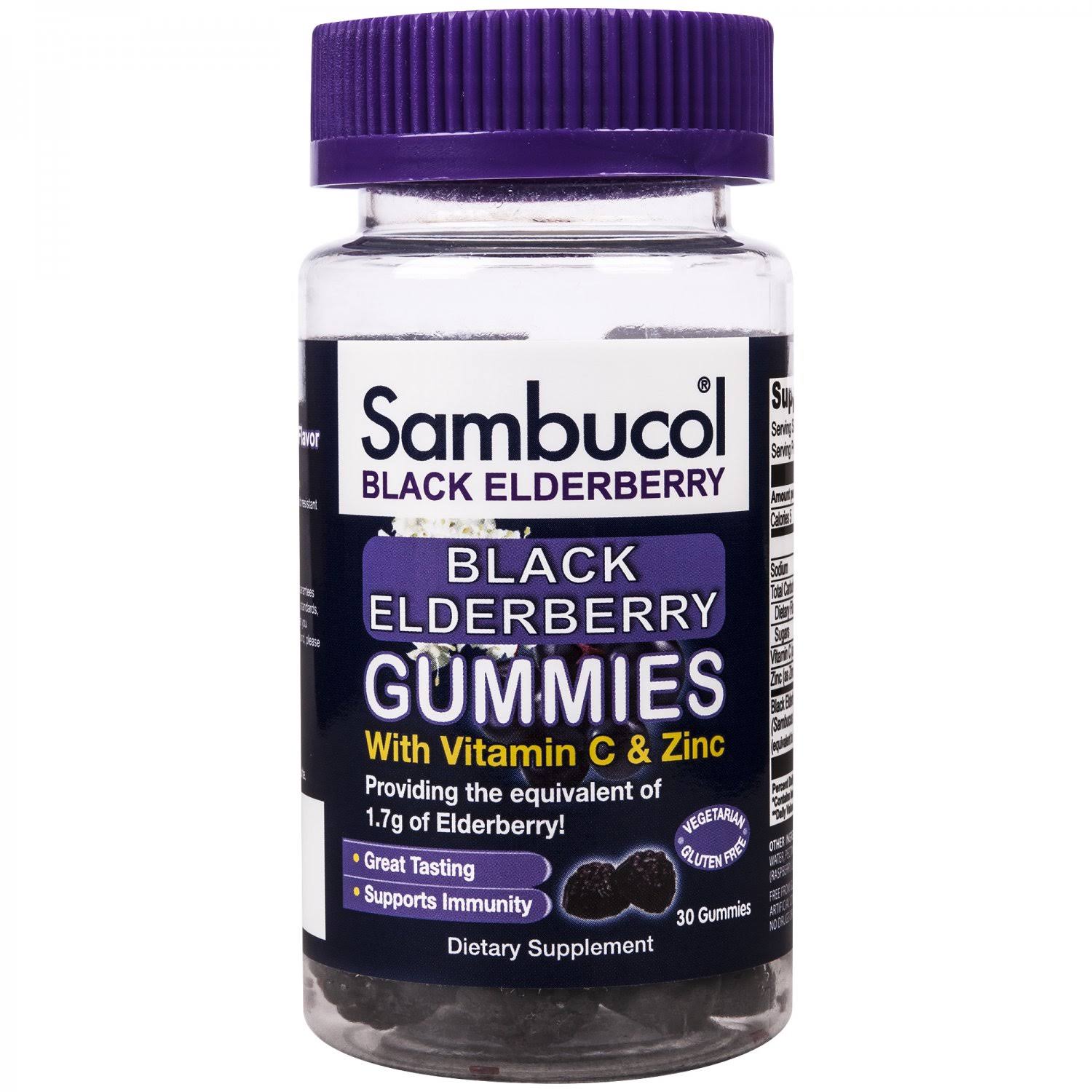 Sambucol Black Elderberry Gummies Dietary Supplement - 30ct