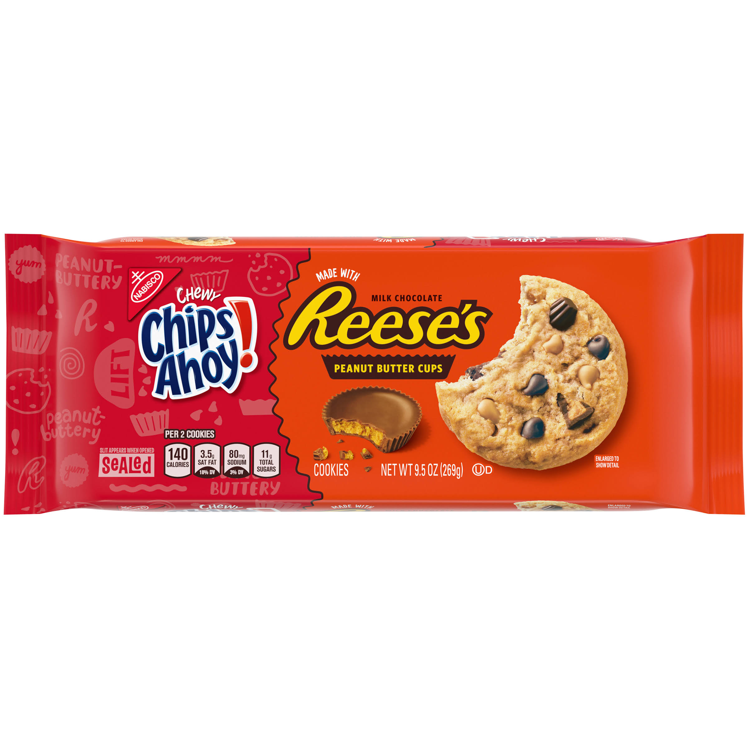 Chips Ahoy! Chewy Cookies Reese's Peanut Butter Cup - 9.5oz