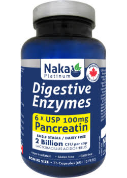 Naka Digestive Enzymes (shelf Stable) - 75 Caps | National Nutrition