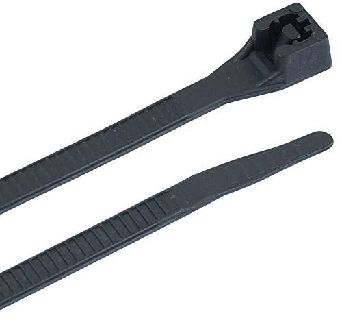 GB Electrical Cable Tie - 8", Black, 100pk
