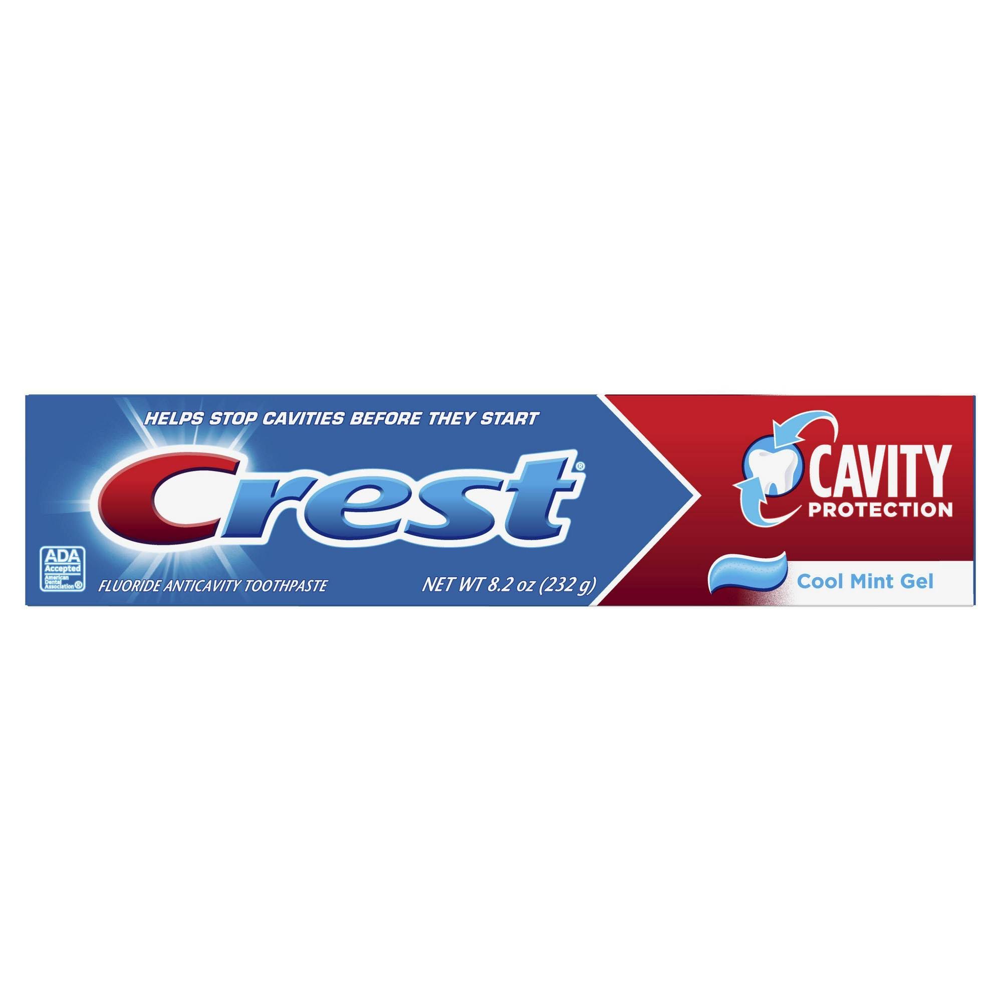Crest Cavity Protection Toothpaste Gel - Cool Mint, 8.2oz