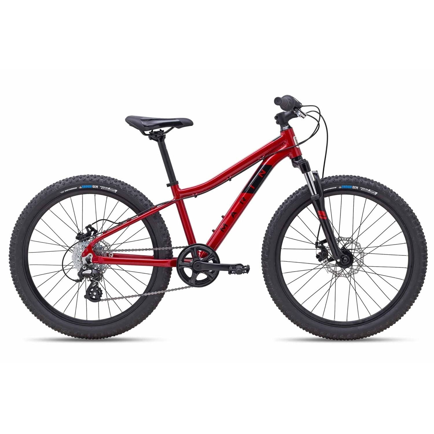 Marin Bayview 24-Inch 2022 Junior Bike-Red / Black