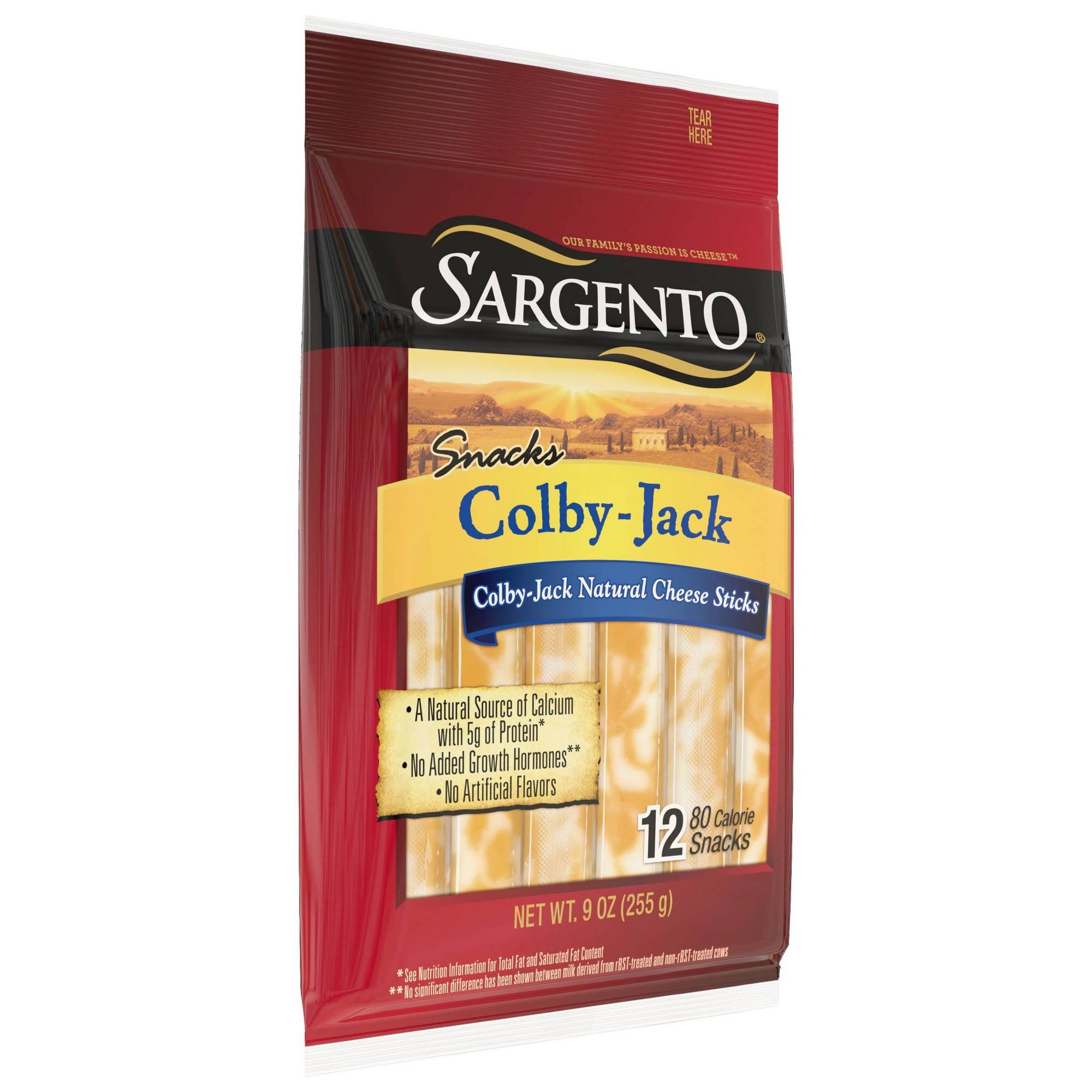 Sargento Cheese Snacks, Colby-Jack - 12 snacks, 9 oz