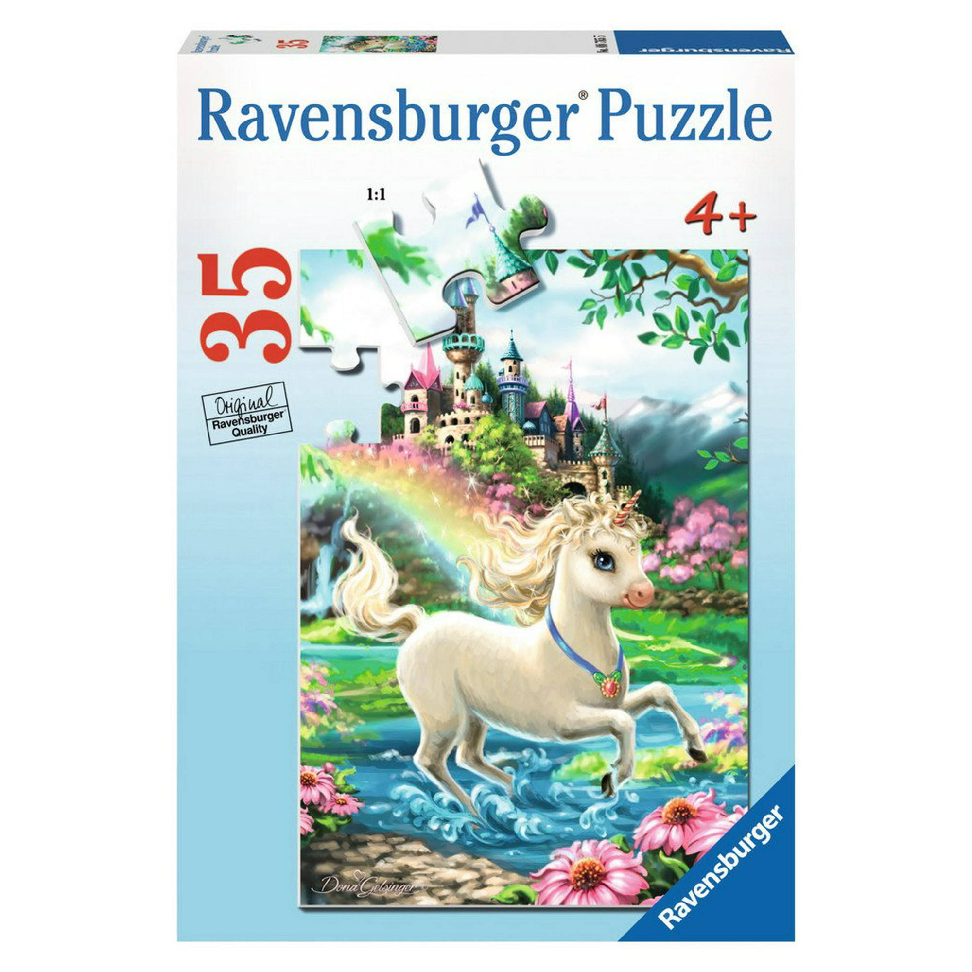 Ravensburger Jigsaw Puzzle - 35pcs, Unicorn Castle