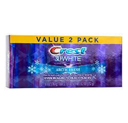 Crest 3D White Value Pack Toothpaste - Arctic Fresh, 4.8oz, 2pk