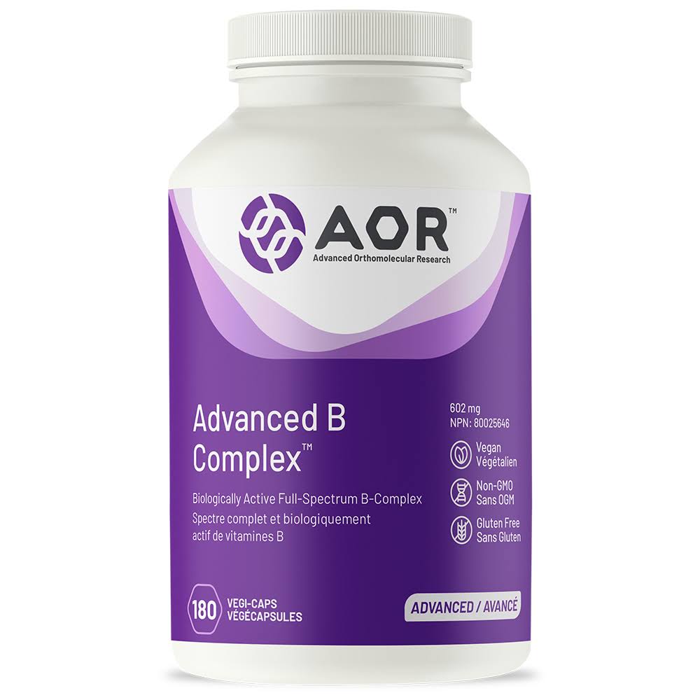 Aor Advanced B Complex Vitamins - 180ct