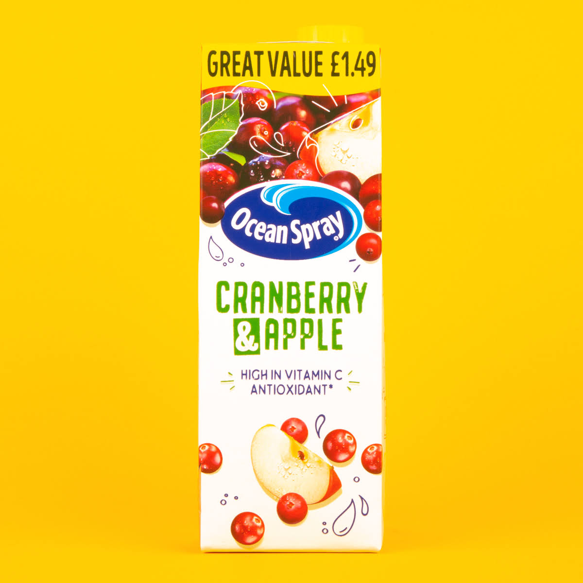 Ocean Spray Cranberry & Apple Juice 1L