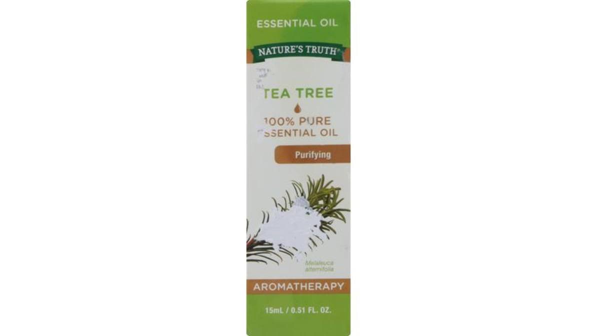 Nature's Truth Aromatherapy 100% Pure Essential Oil - Tea Tree, 0.51 fl oz