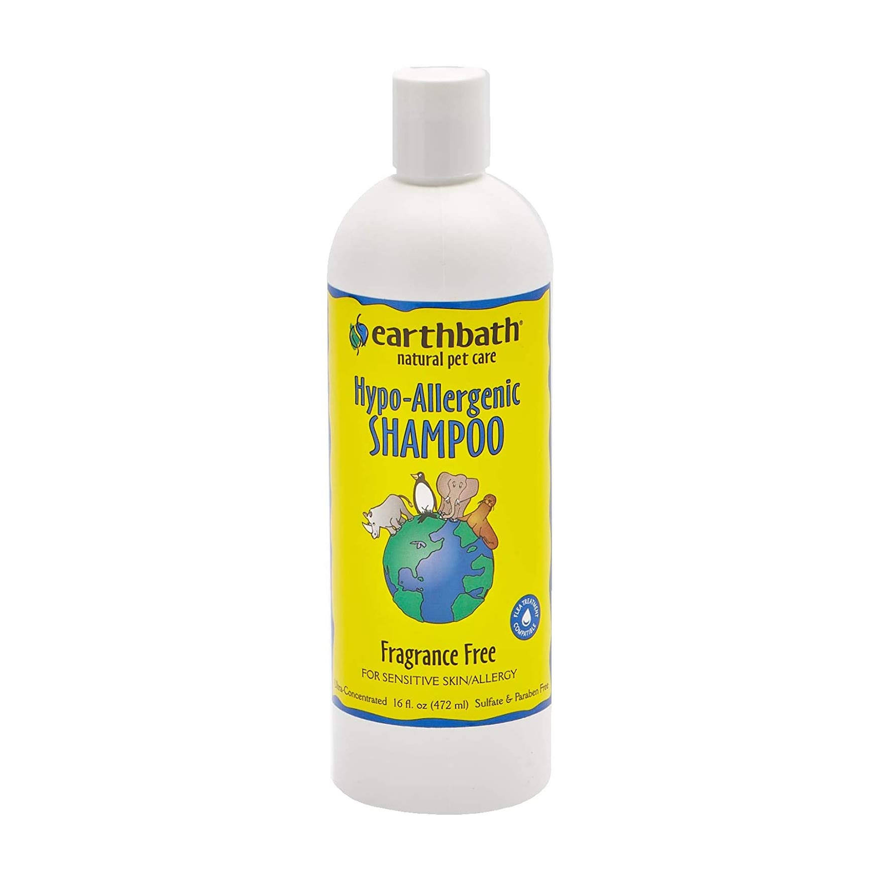 Earthbath Hypo Allergenic Pet Shampoo - 472 ml